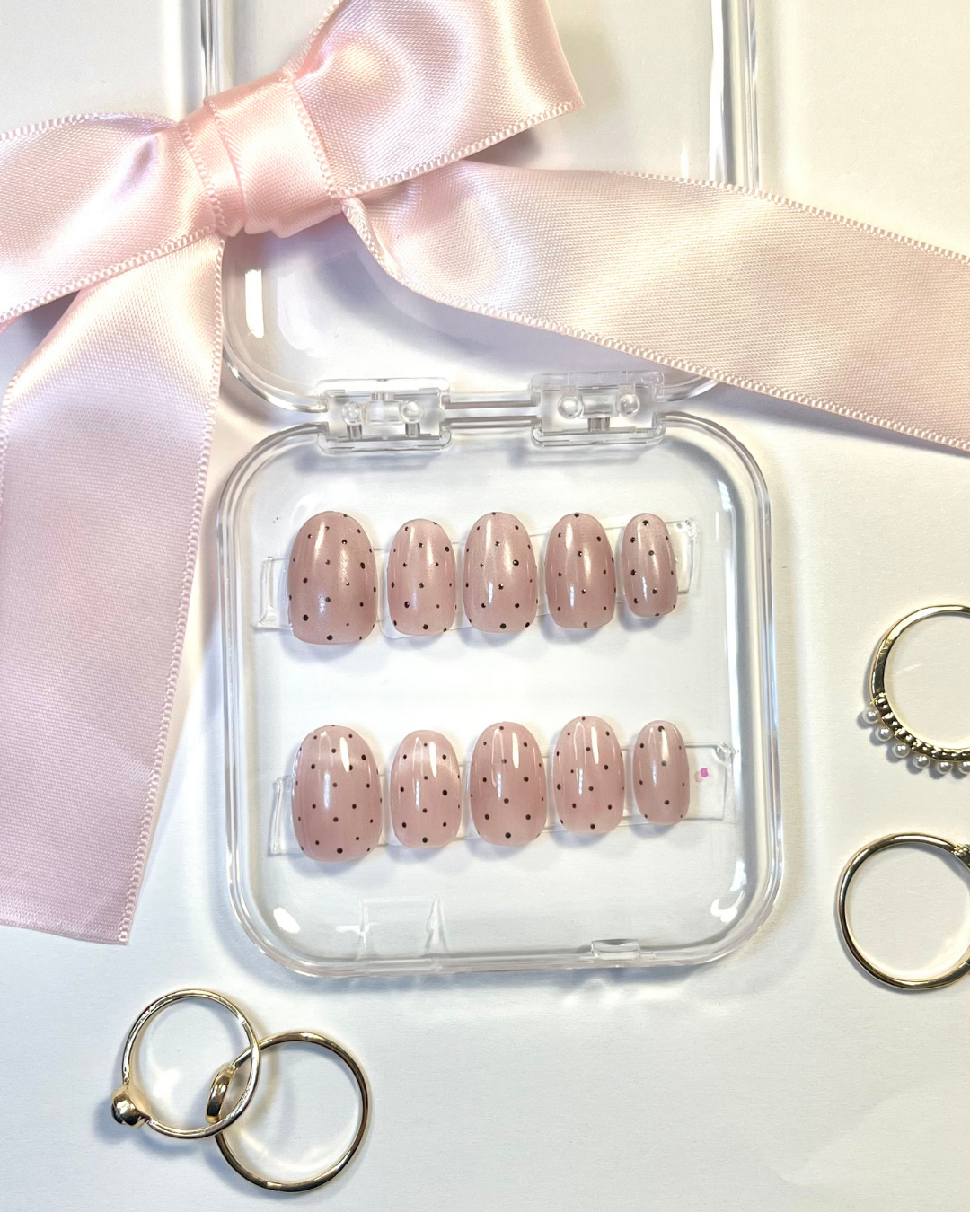 Set Roséfarbene Konfetti